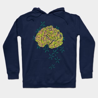 Floral Brain Hoodie